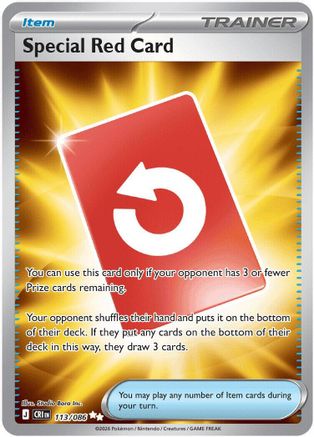 Special Red Card 113/086 [ME04 Chaos Rising] - Holofoil – Yume