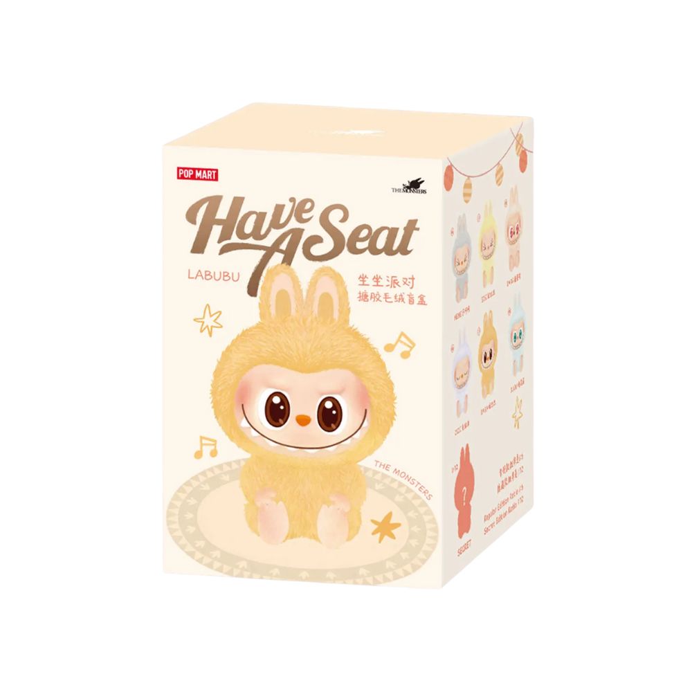 POP MART Labubu The Monsters “Have a Seat” Vinyl Plush Blind Box (Single)