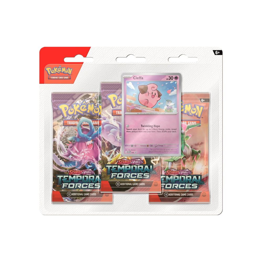 Pokemon Temporal Forces 3 Pack Blister