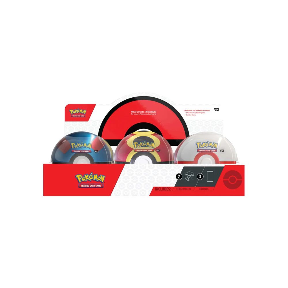 Pokemon Poke Ball Tins Display (Repeat Ball) (Q4 2025) Yume Cards Inc. Pokemon Poke Ball Tins Display (Repeat Ball) (Q4 2025) Yume Cards Inc.