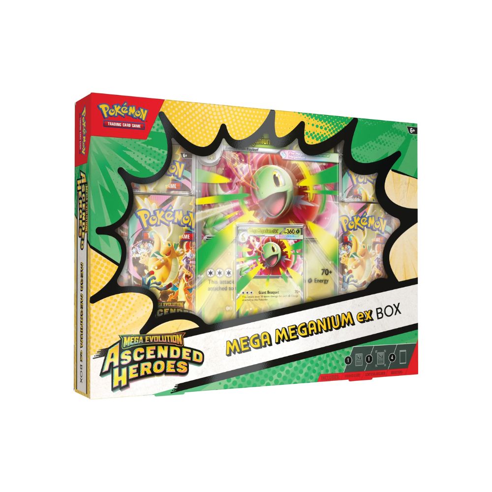 Pokemon Ascended Heroes Mega Meganium ex Box – Yume Cards Inc.