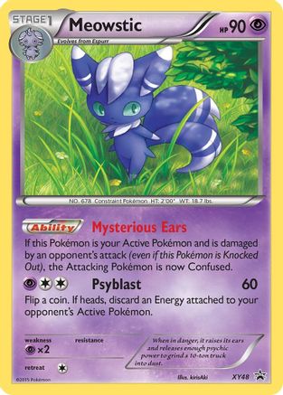 Meowstic XY48 [XY Promos]  - Holofoil