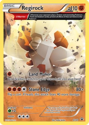 Regirock XY49 [XY Promos]  - Holofoil