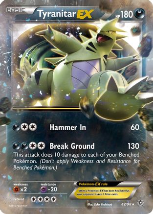 Tyranitar EX 042/98 [XY  Ancient Origins]  - Holofoil