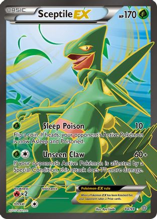 Sceptile EX (84 Full Art) 084/98 [XY  Ancient Origins]  - Holofoil