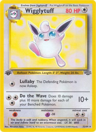 Wigglytuff (32) 032/64 [Jungle]  - 1st Edition