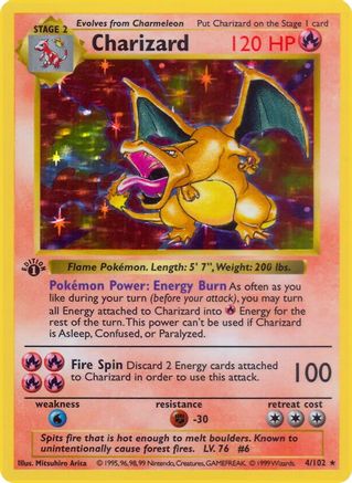 Charizard 004 [Base Set Shadowless]  - 1st Edition Holofoil