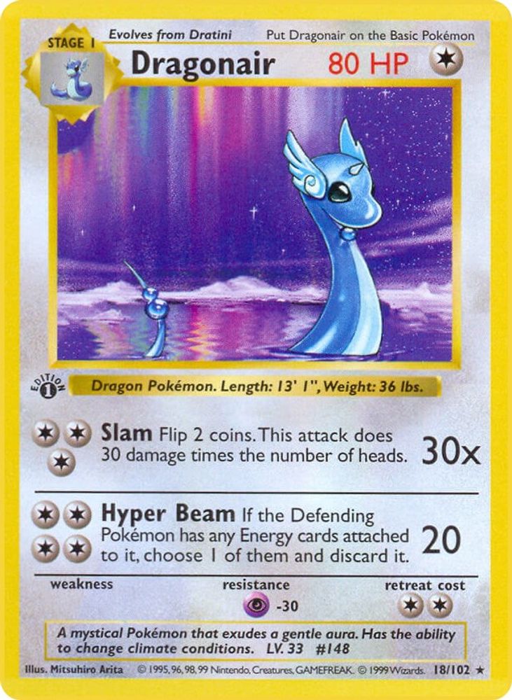 Dragonair 018/102 [Base Set Shadowless]  - Unlimited
