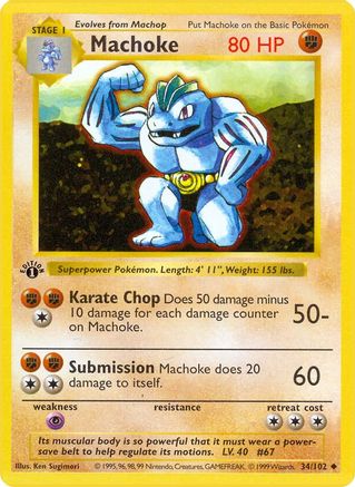 Machoke 034/102  - Unlimited