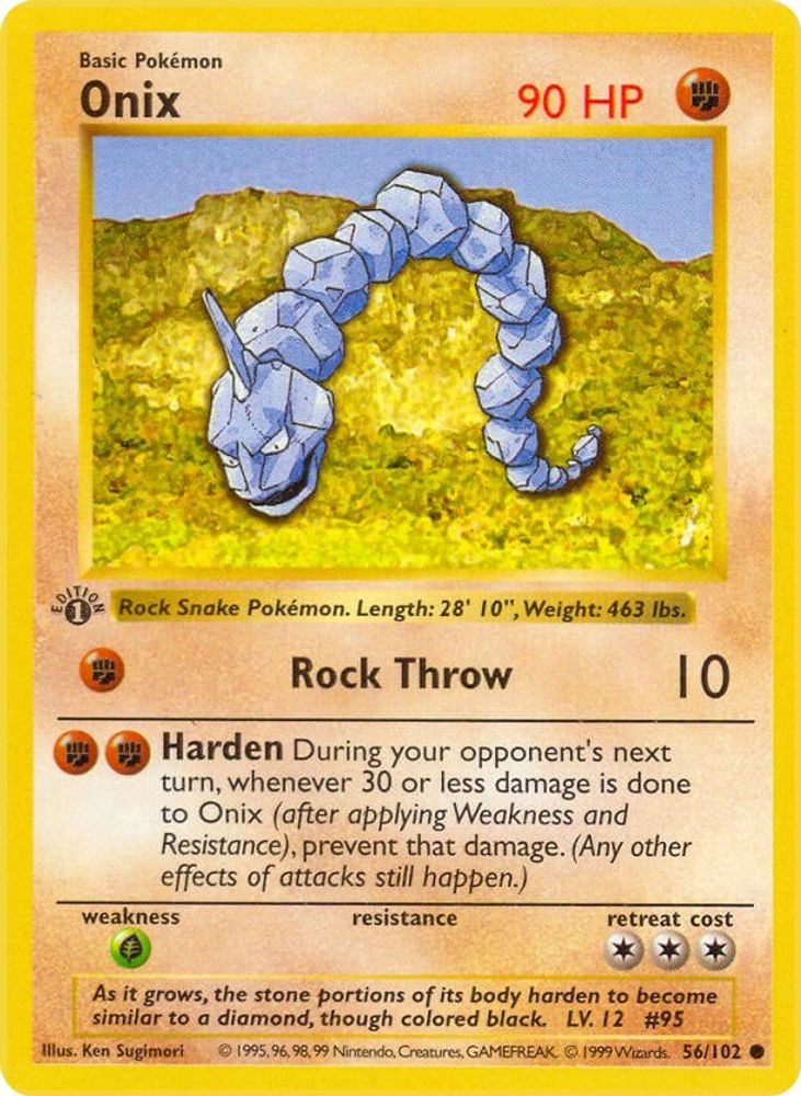 Onix 056/102 [Base Set Shadowless]  - Unlimited