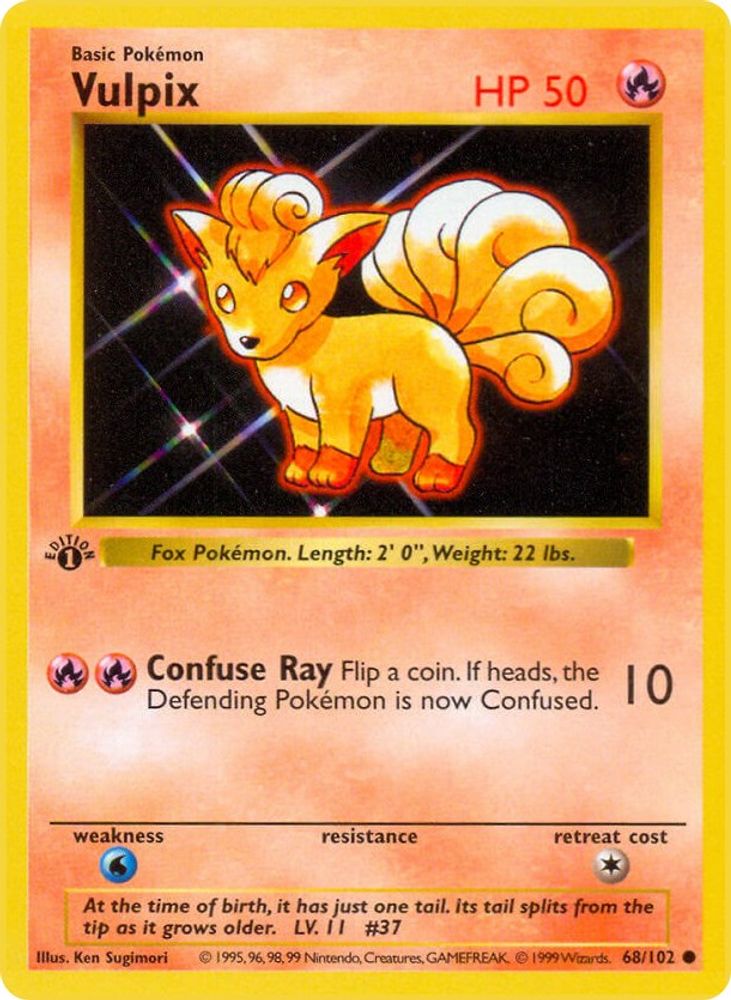 Vulpix 068/102 [Base Set Shadowless]  - Unlimited