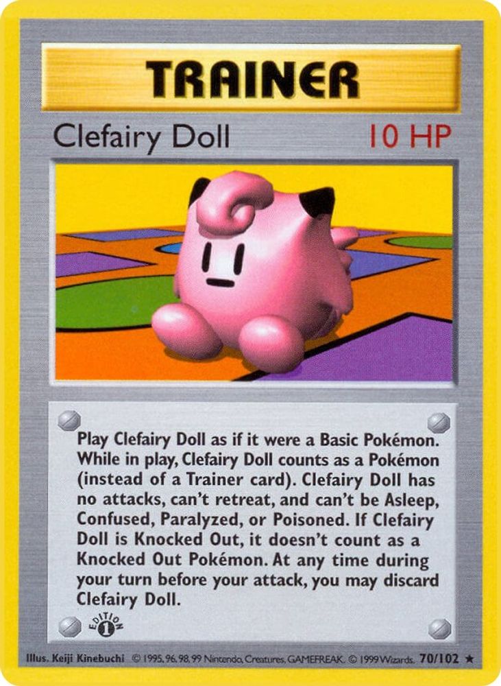 Clefairy Doll 070 [Base Set Shadowless]  - Unlimited