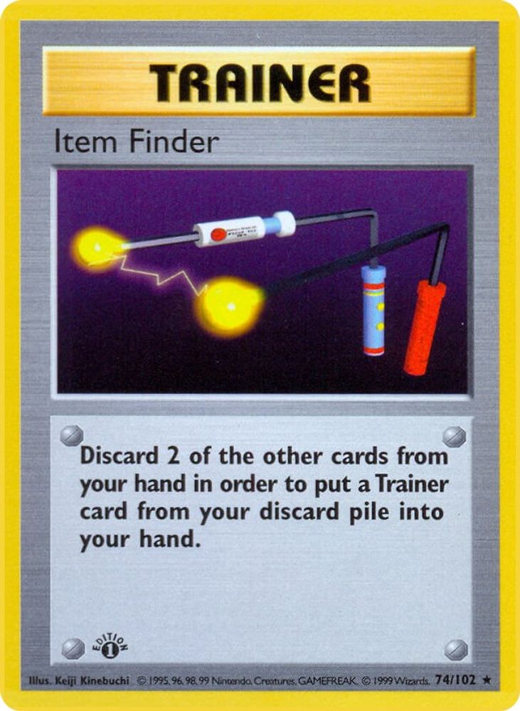 Item Finder 074/102 [Base Set Shadowless]  - Unlimited