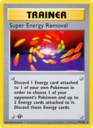 Super Energy Removal 079/102 [Base Set Shadowless]  - 1st Edition