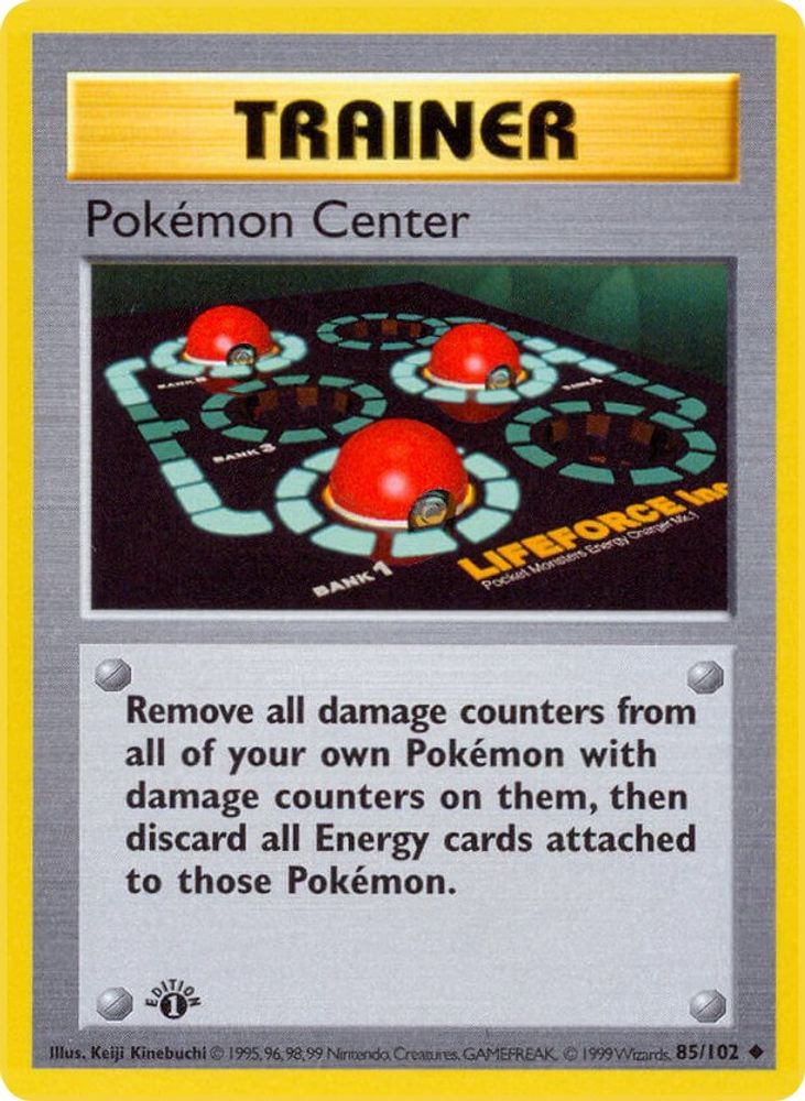 Pokemon Center 085/102 [Base Set Shadowless]  - Unlimited