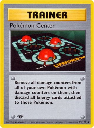 Pokemon Center 085/102 [Base Set Shadowless]  - 1st Edition