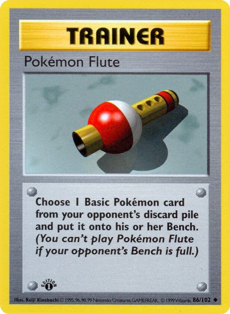 Pokemon Flute 086 [Base Set Shadowless]  - Unlimited