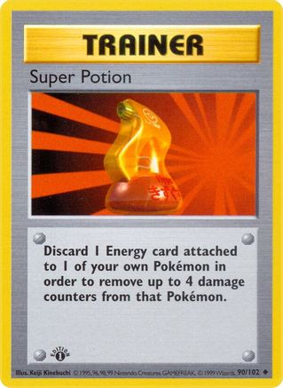 Super Potion 090/102 [Base Set Shadowless]  - 1st Edition