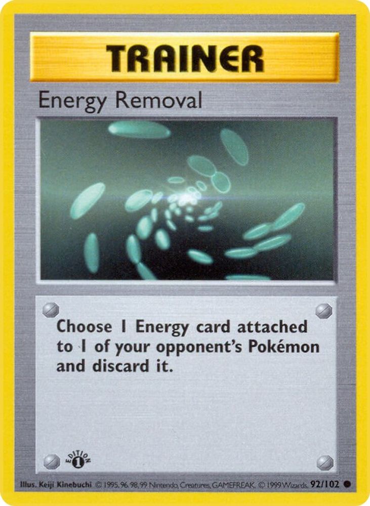 Energy Removal 092/102 [Base Set Shadowless]  - Unlimited
