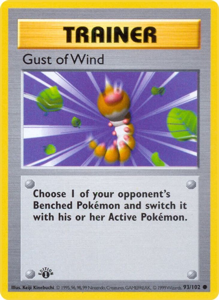 Gust of Wind 093/102 [Base Set Shadowless]  - Unlimited