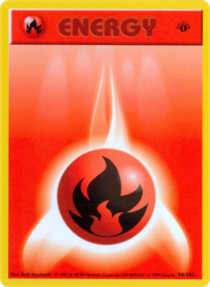 Fire Energy 098/102 [Base Set Shadowless]  - Unlimited