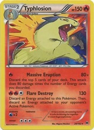 Typhlosion 020/162 [XY  BREAKthrough]  - Holofoil