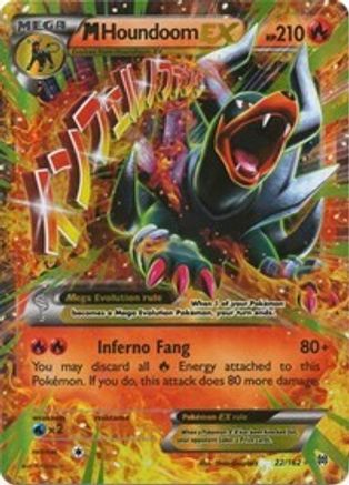 M Houndoom EX 022/162 [XY  BREAKthrough]  - Holofoil