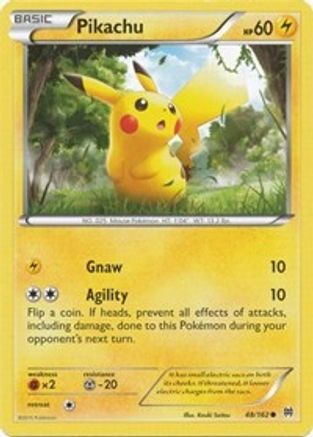Pikachu 048/162 [XY  BREAKthrough]  - Reverse Holofoil
