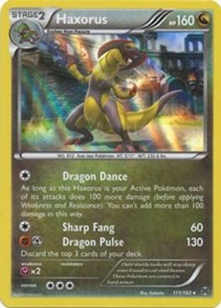 Haxorus 111/162 [XY  BREAKthrough]  - Holofoil