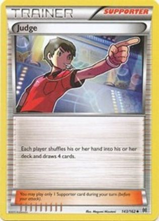 Judge 143/162 [XY  BREAKthrough]  - Reverse Holofoil