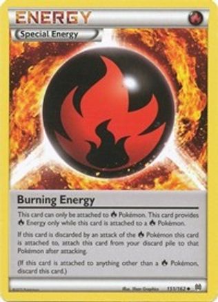 Burning Energy 151/162 [XY  BREAKthrough]  - Reverse Holofoil