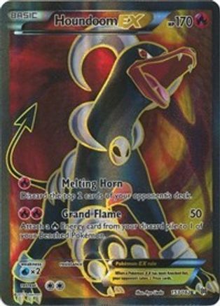 Houndoom EX (Full Art) 153/162 [XY  BREAKthrough]  - Holofoil