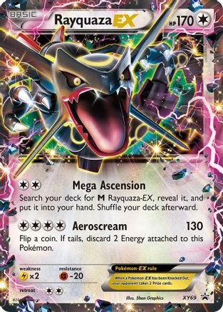 Rayquaza EX (Shiny) XY69  - Holofoil