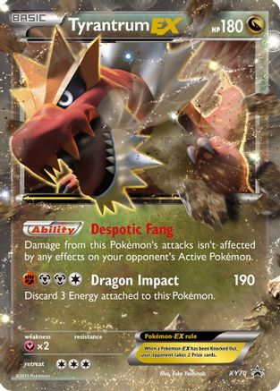Tyrantrum EX XY70 [XY Promos]  - Holofoil
