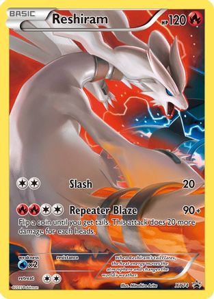 Reshiram (Full Art Promo) XY74 [XY Promos]  - Holofoil