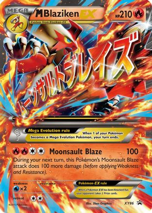 M Blaziken EX XY86 [XY Promos]  - Holofoil