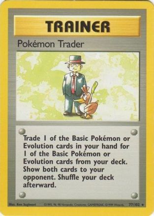 Pokemon Trader 077/102 [Base Set]