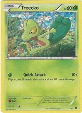 Treecko 001/12 [McDonalds Promos 2015]  - Holofoil