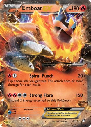 Emboar EX 014/122 [XY  BREAKpoint]  - Holofoil