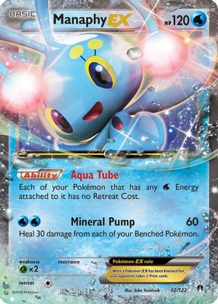 Manaphy EX 032/122 [XY  BREAKpoint]  - Holofoil