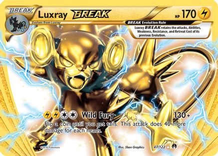 Luxray BREAK 047/122 [XY  BREAKpoint]  - Holofoil