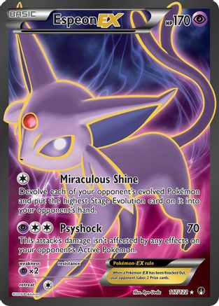 Espeon EX (Full Art) 117/122 [XY  BREAKpoint]  - Holofoil