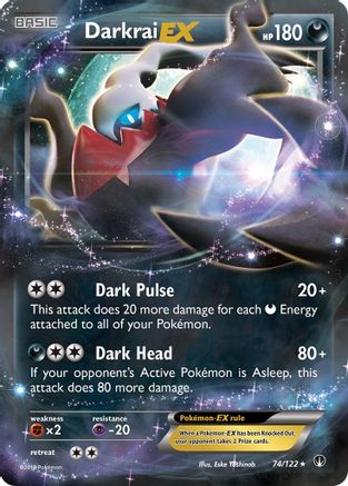 Darkrai EX 074/122 [XY  BREAKpoint]  - Holofoil