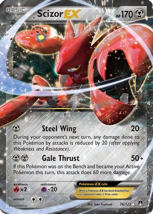 Scizor EX 076/122 [XY  BREAKpoint]  - Holofoil