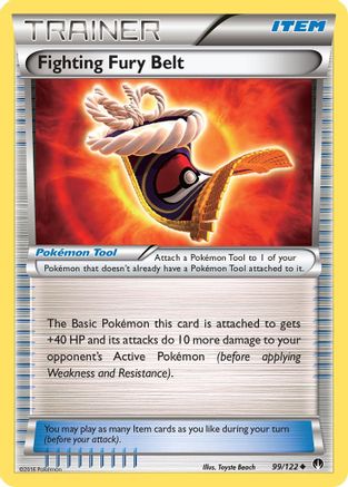 Fighting Fury Belt 099/122 [XY  BREAKpoint]