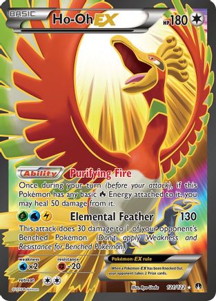 Ho-Oh EX (Full Art) 121/122 [XY  BREAKpoint]  - Holofoil