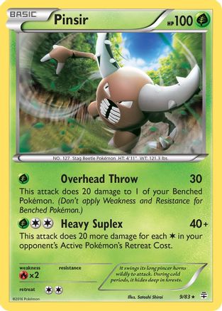 Pinsir 009/83 [Generations]  - Reverse Holofoil