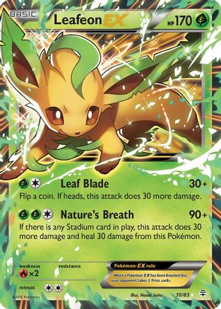 Leafeon EX 010/83 [Generations]  - Holofoil