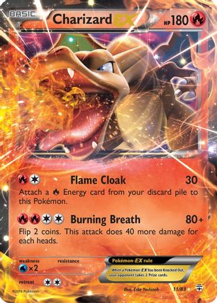 Charizard EX 011/83 [Generations]  - Holofoil
