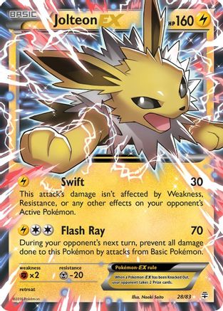 Jolteon EX 028/83 [Generations]  - Holofoil